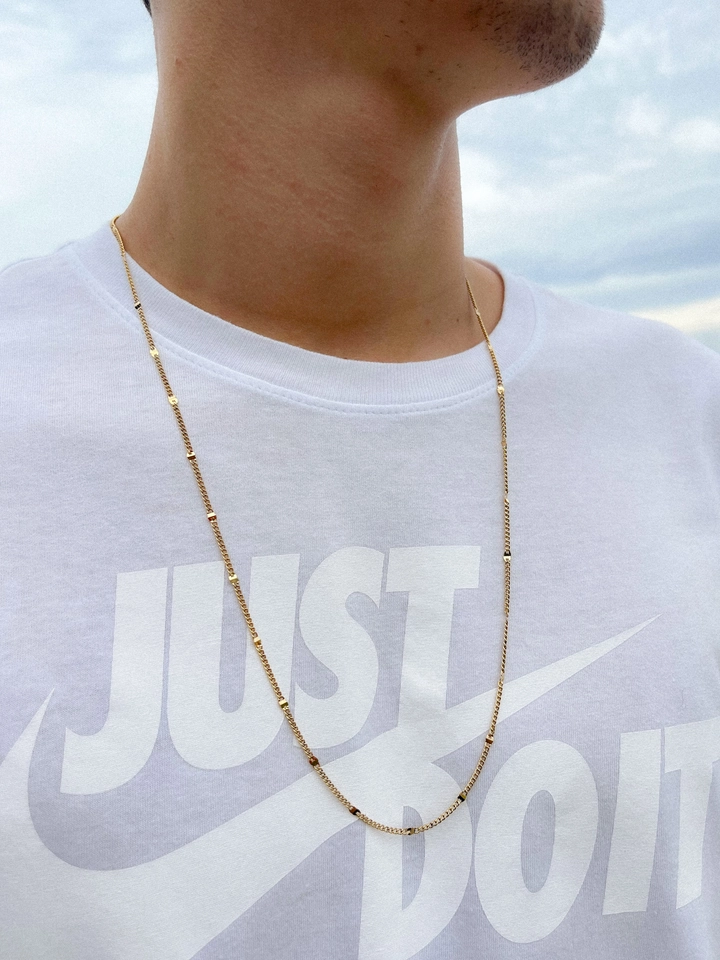 Colar masculino pontinhos