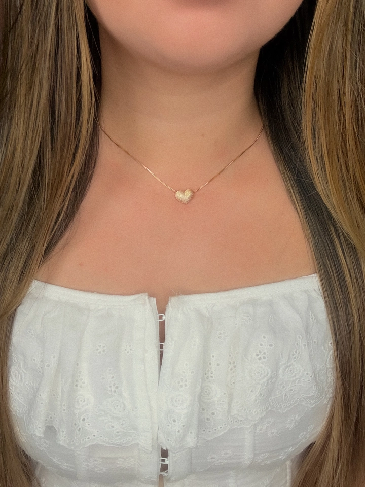 Choker coração  - 1