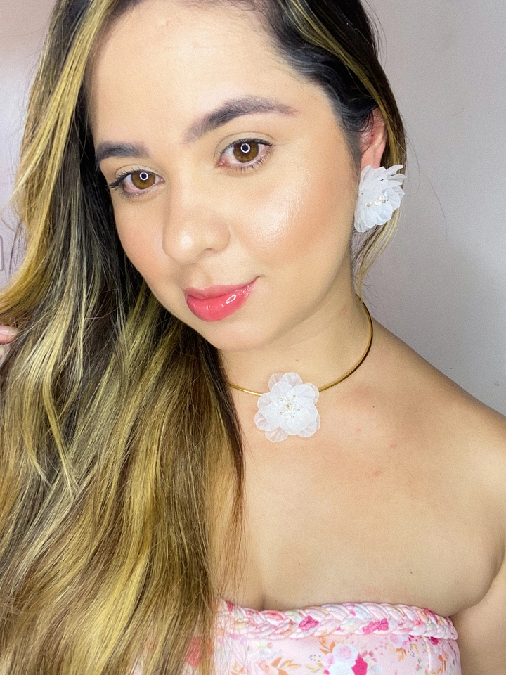 Conjunto aro flor - 1