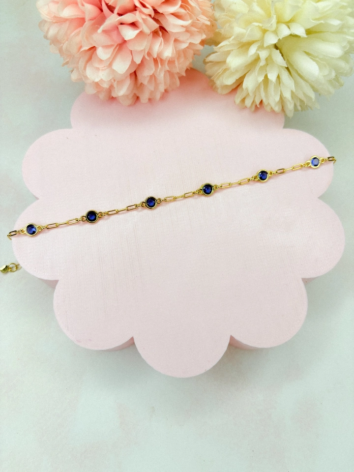 Pulseira pontinho azul  - 2
