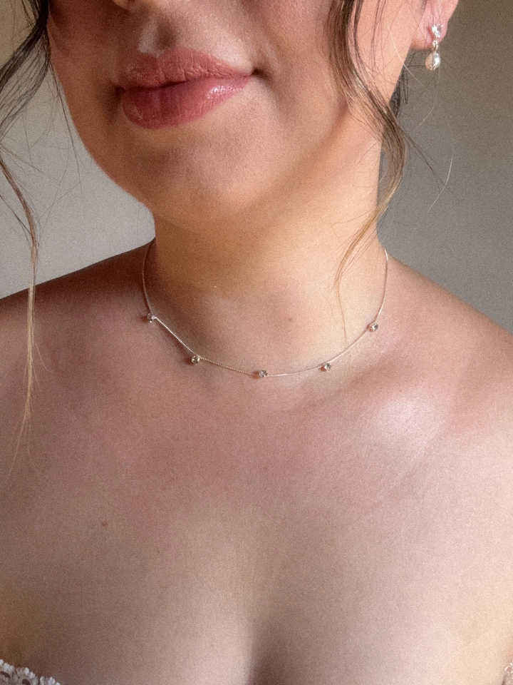 Choker mini brilho  - 1