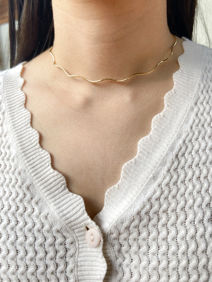 Choker aro ondinhas 