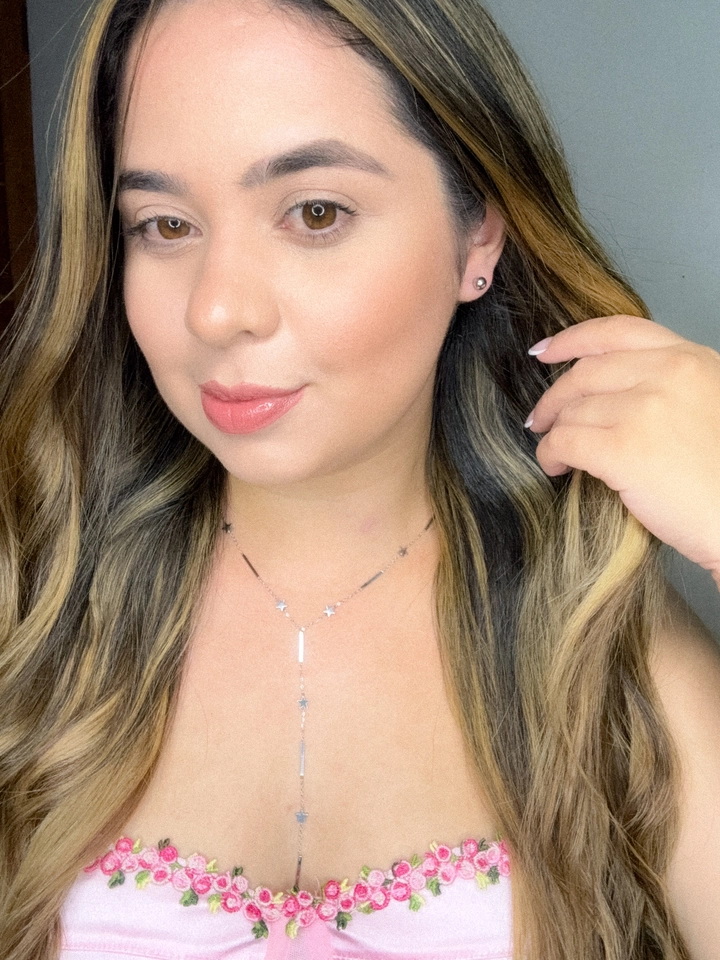 Conjunto gravatinha estrela- aço inoxidável  - 1
