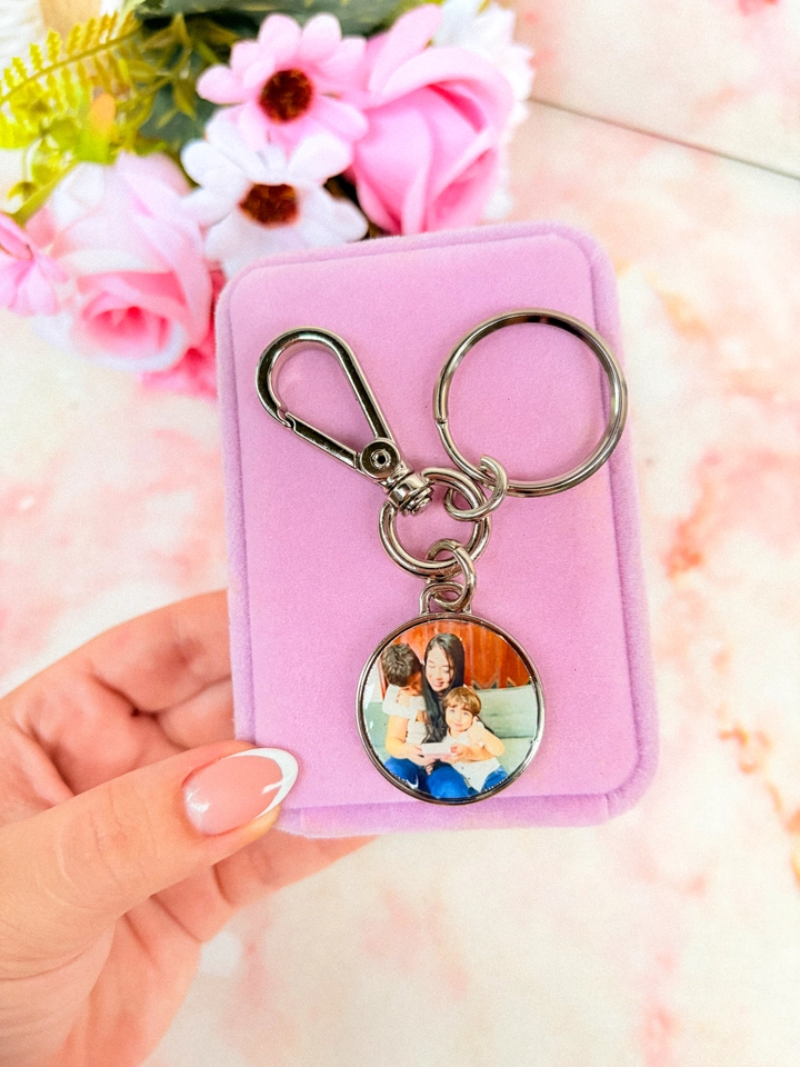 Chaveiro personalizado resinado 