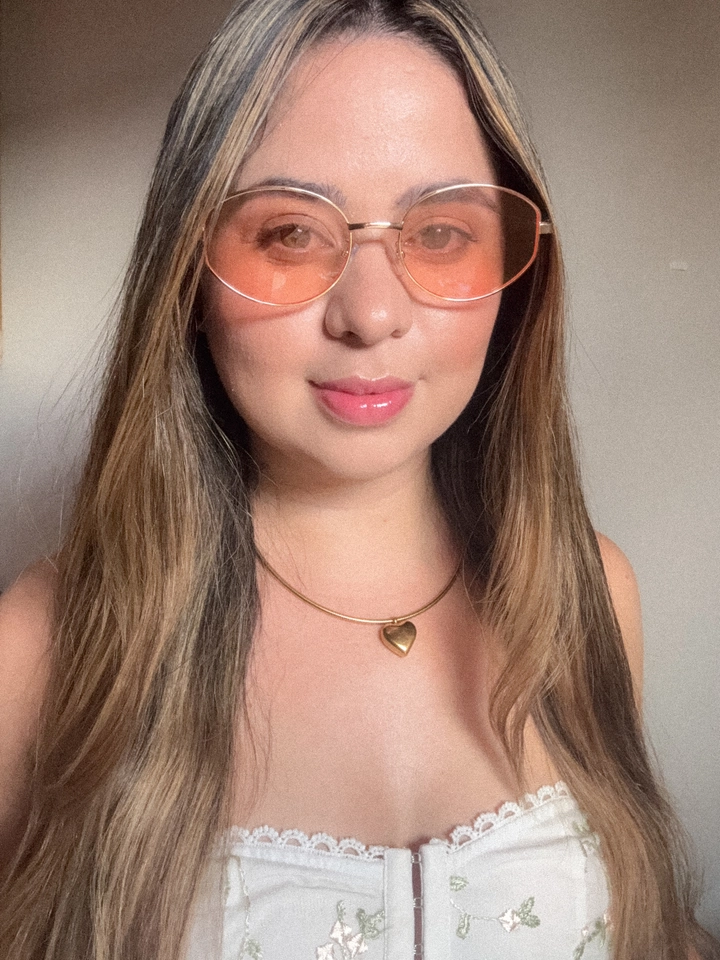 Óculos solar rosa 