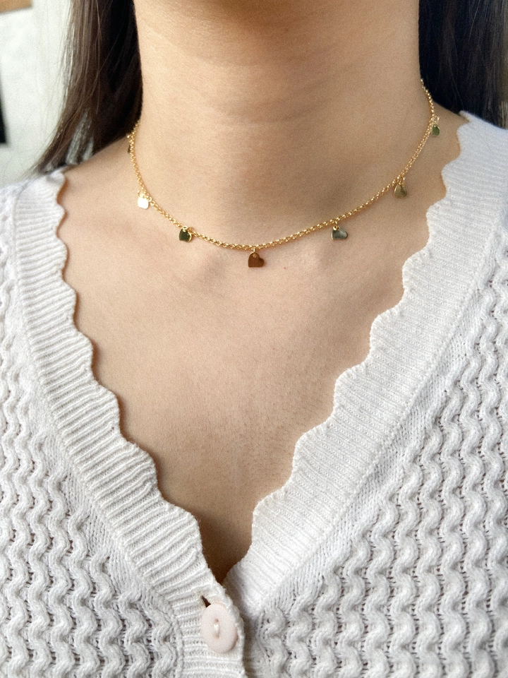 Choker com corações  - 1