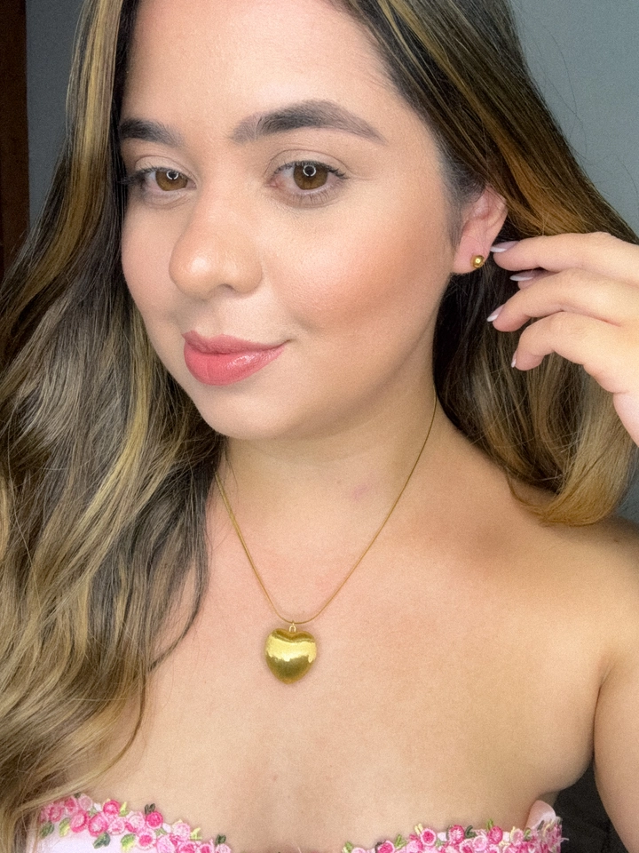 Conjunto coração - aço inoxidável  - 1