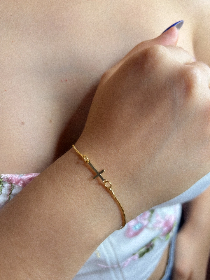 Pulseira cruz  - 1