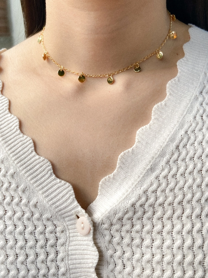 Choker plaquinha  - 1