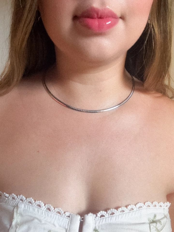 Choker aro maleável - aço inoxidável  - 1