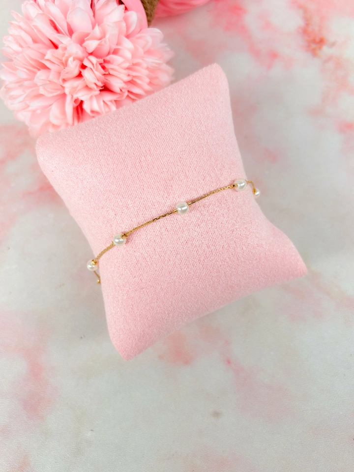 Pulseira pérolas infantil 