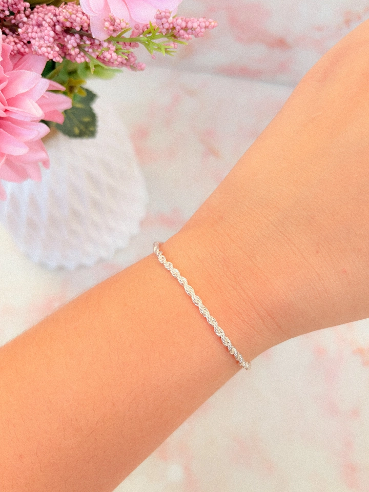 Pulseira fio baiano - prata  - 1