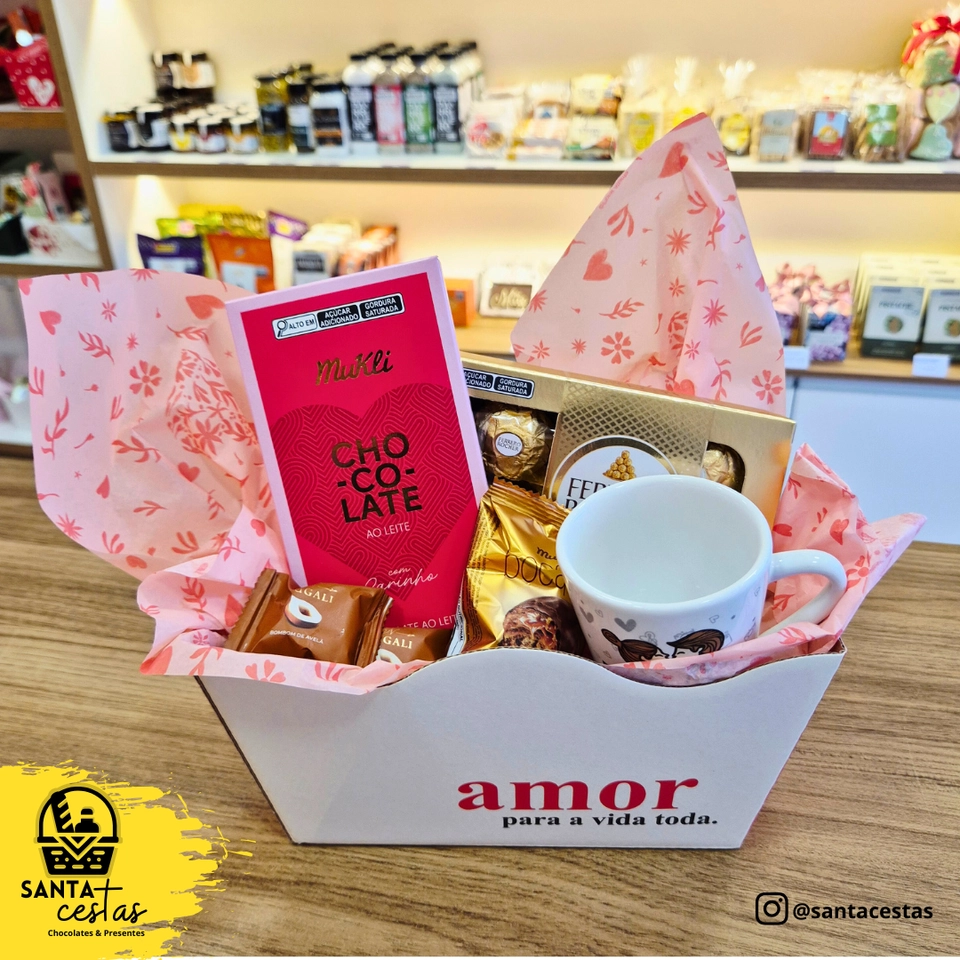 Cachepô Chocolates + Caneca - 1