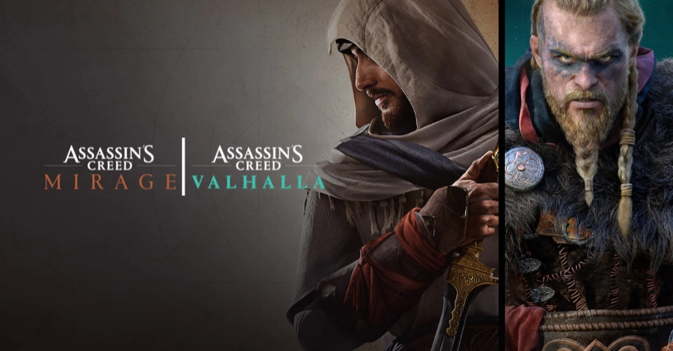 ASSASSIN'S CREED MIRAGE + ASSASSIN'S CREED VALHALLA 