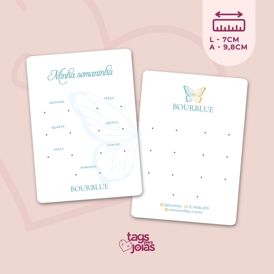 Tag Semaninha - 9,8cm x 7cm - 1