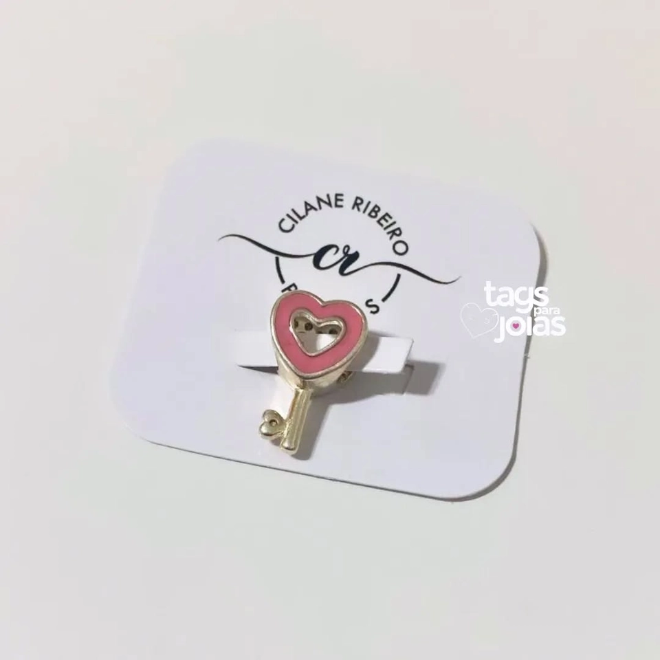 Tag para Berloque e Pingente - 4cm x 3,5cm - 2