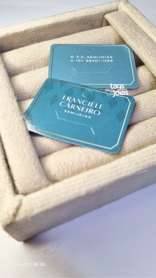 Tag Anel para Encaixe - 3,5cm x 4,8cm - 4