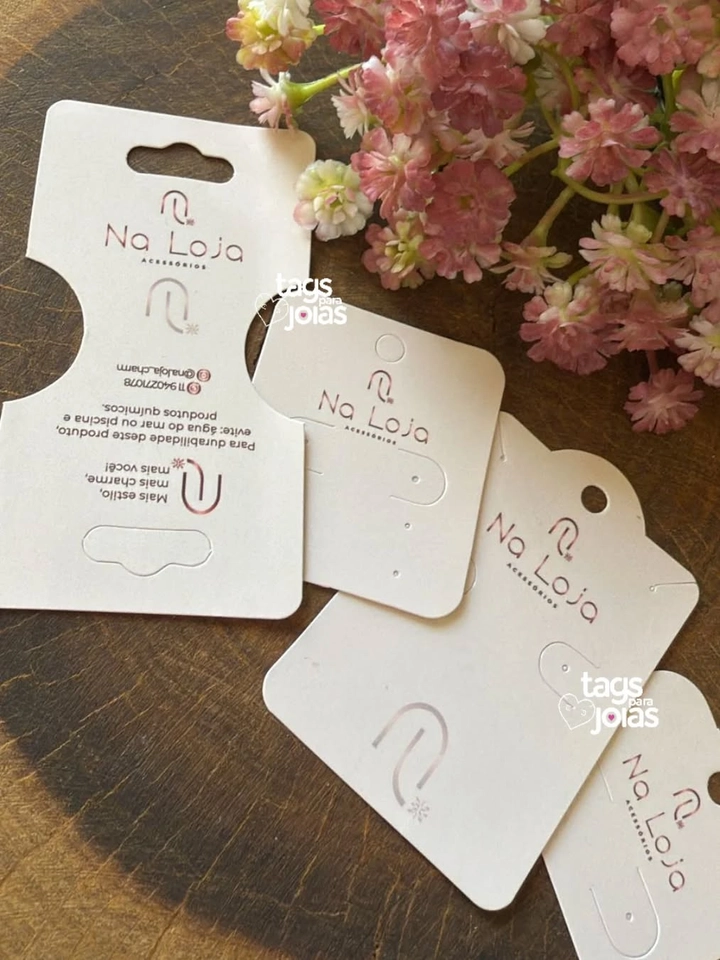 Tag Cinturada Classic para Colar e Pulseira - 8,8cm x 4,8cm - 3