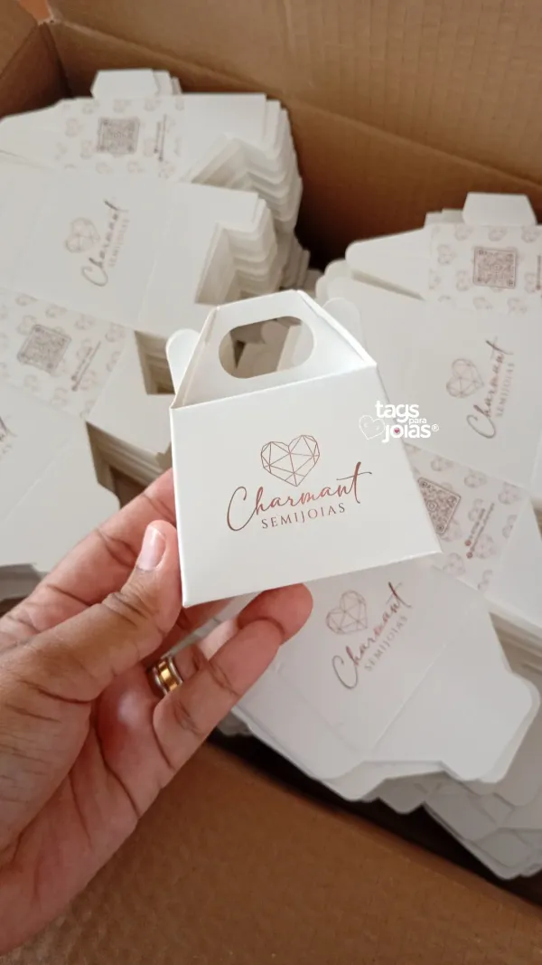 Mini Caixa/Embalagem com Alça