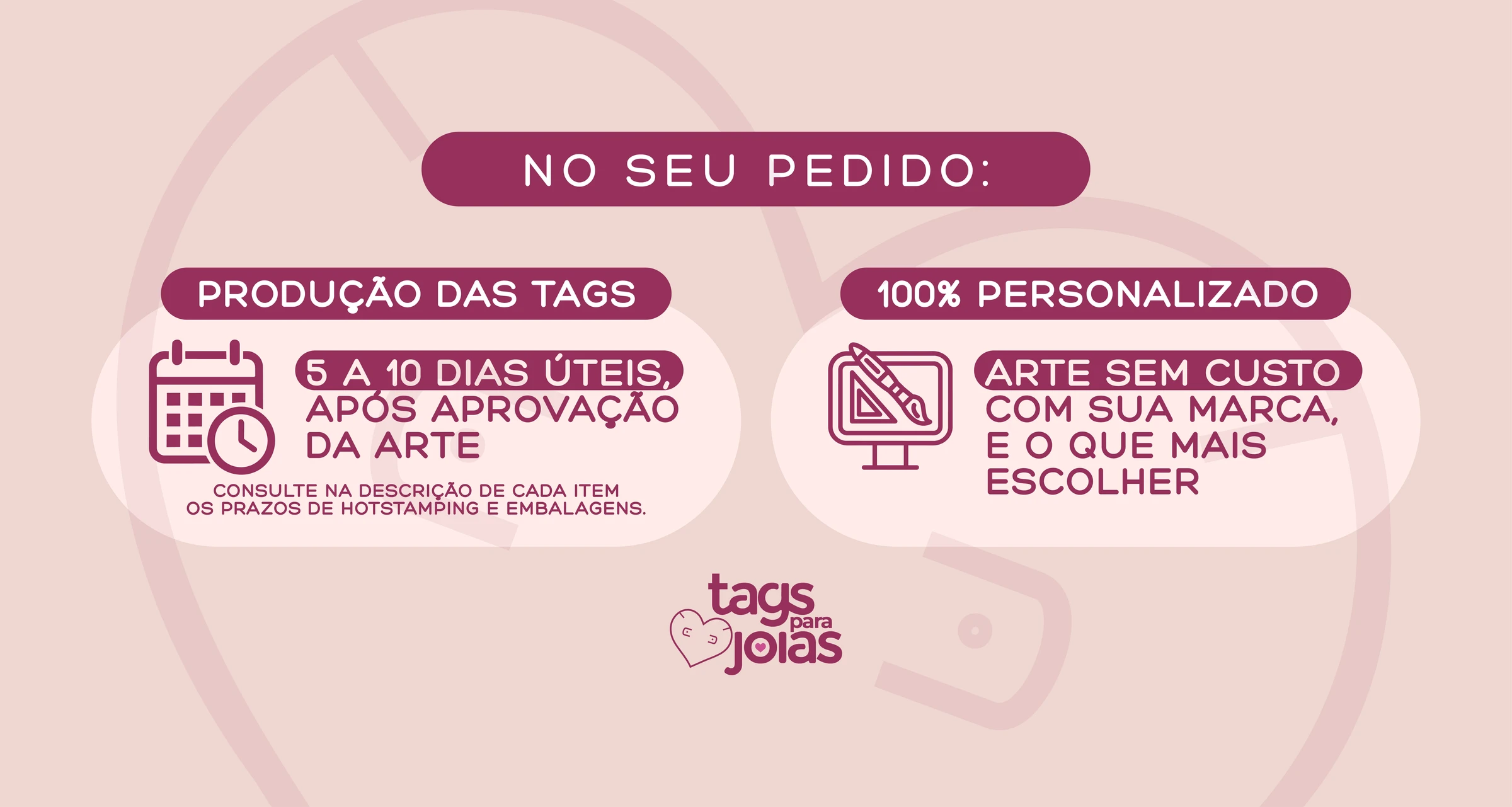 Tags para Joias