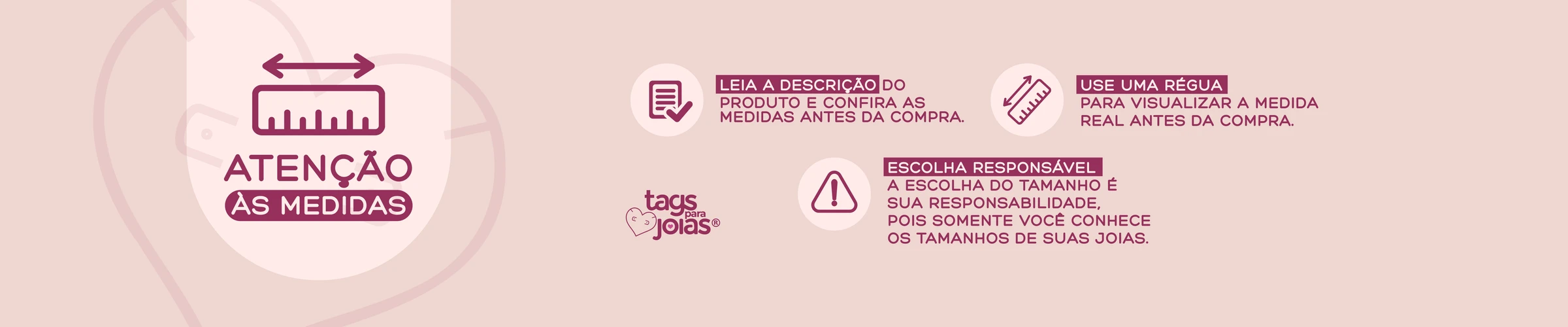 Tags para Joias