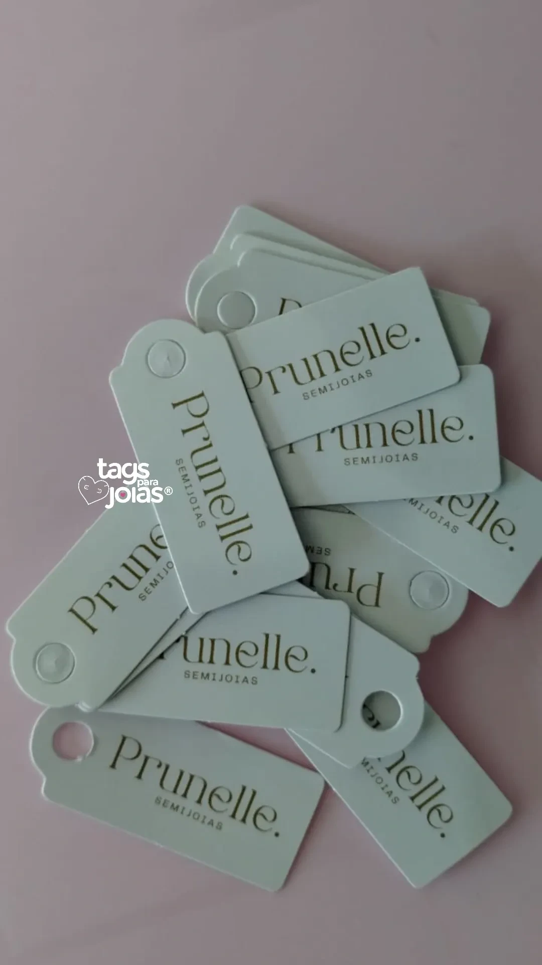Tag Anel, Pulseira, Colar, Berloque e Pingente - 1,7cm x 3,9cm - 4