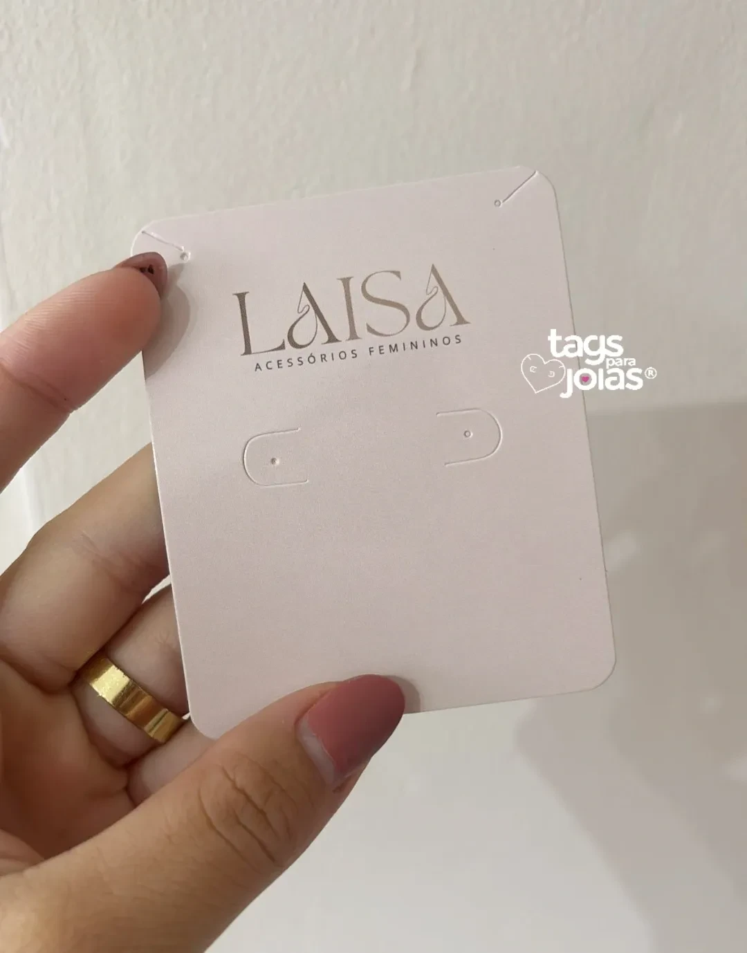 Tag Classic para Colar e Brinco - 8cm x 6,5cm - 4