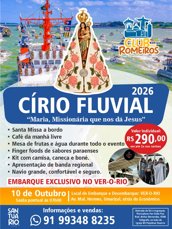 INGRESSO DO CÍRIO FLUVIAL