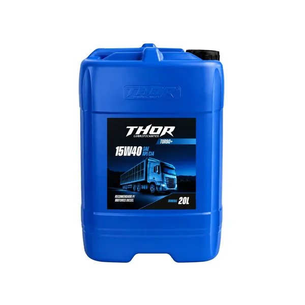 Óleo Lubrificante Turbo+ 15W40 SAE API CI-4 Mineral 20L Thor
