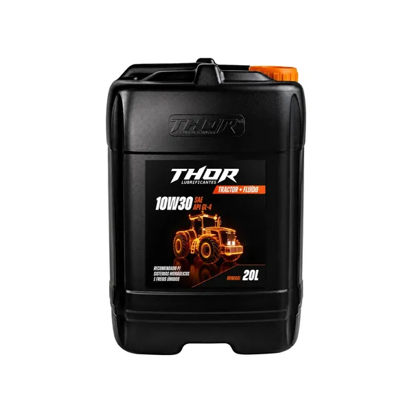 Óleo Lubrificante Tractor+ Fluído 10W30 API GL-4 Mineral 20L Thor