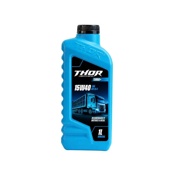 Óleo Lubrificante Turbo+ 15W40 SAE API CI-4 Mineral 1L Thor