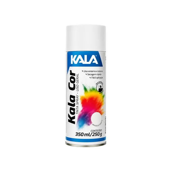 Tinta Spray Kala Cor 350ml/250g Branco
