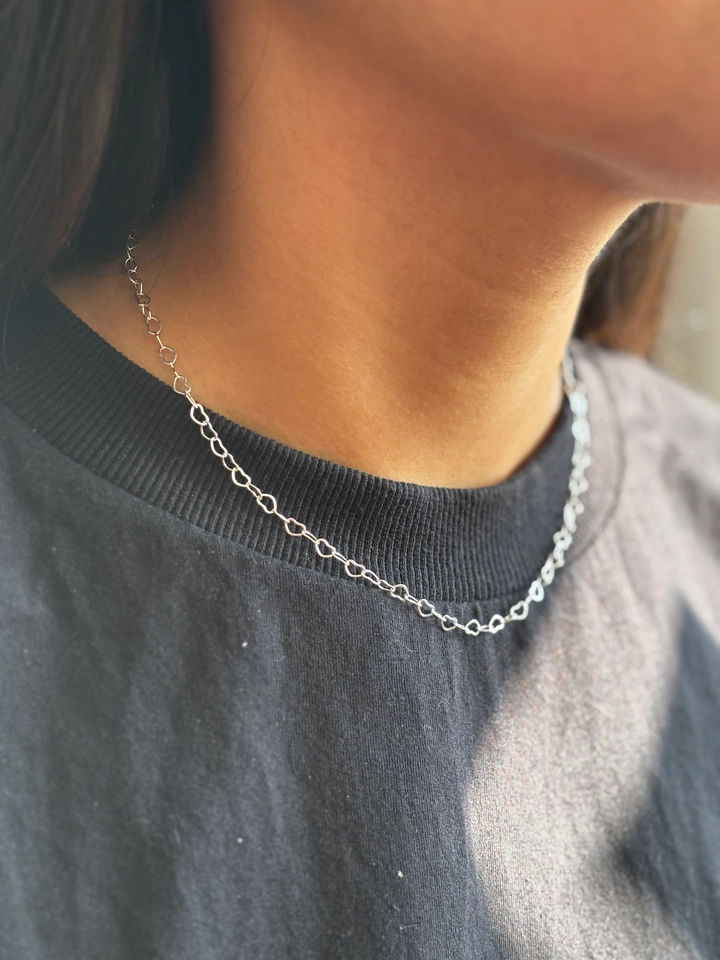 Choker elos de corações  - 2