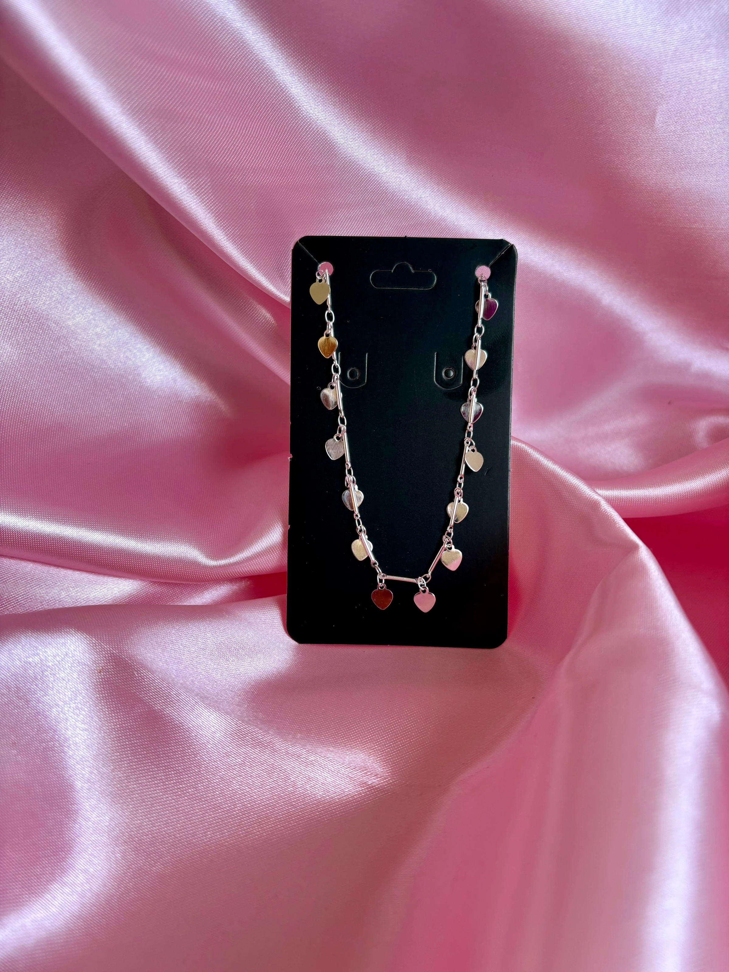 choker corações pendurados  - 1