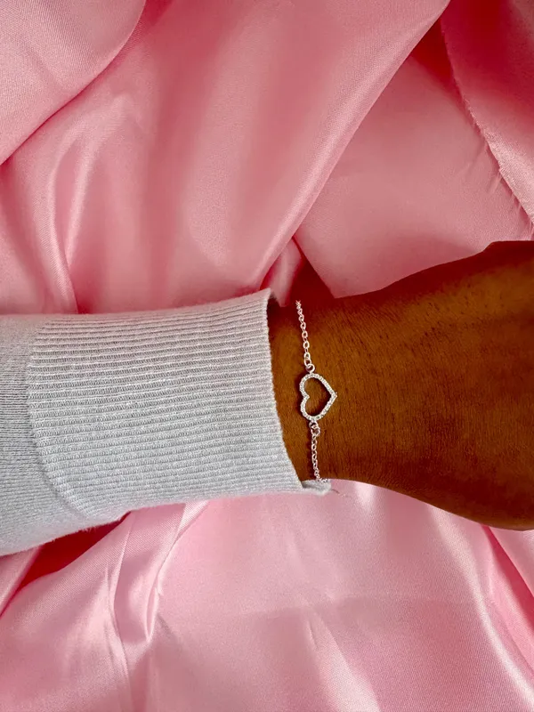 pulseira coração lia 