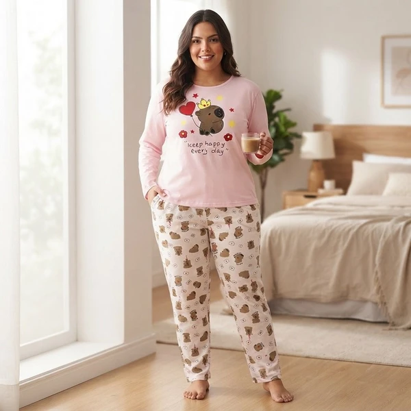 Pijama Feminino Capivara Queen