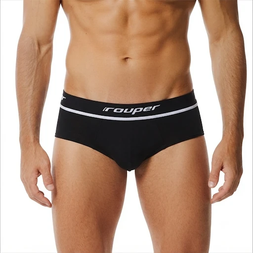 Kit 3 Cuecas Masculinas Slip de Algodão - imagem 1