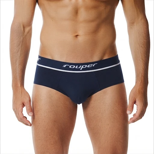 Kit 3 Cuecas Masculinas Slip de Algodão - 3