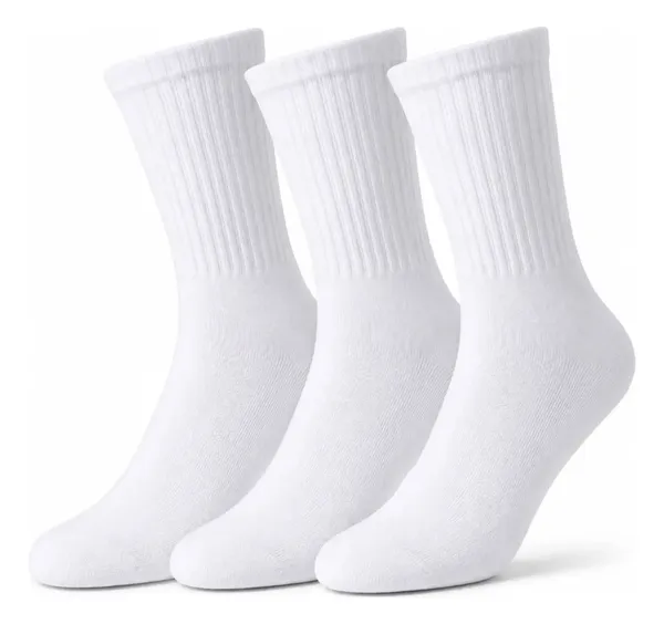 Kit 3 Pares de Meias Esportivas Cano Longo - imagem 1
