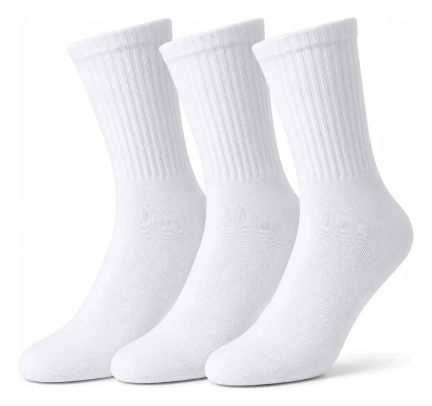 Kit 3 Pares de Meias Esportivas Cano Longo - 1