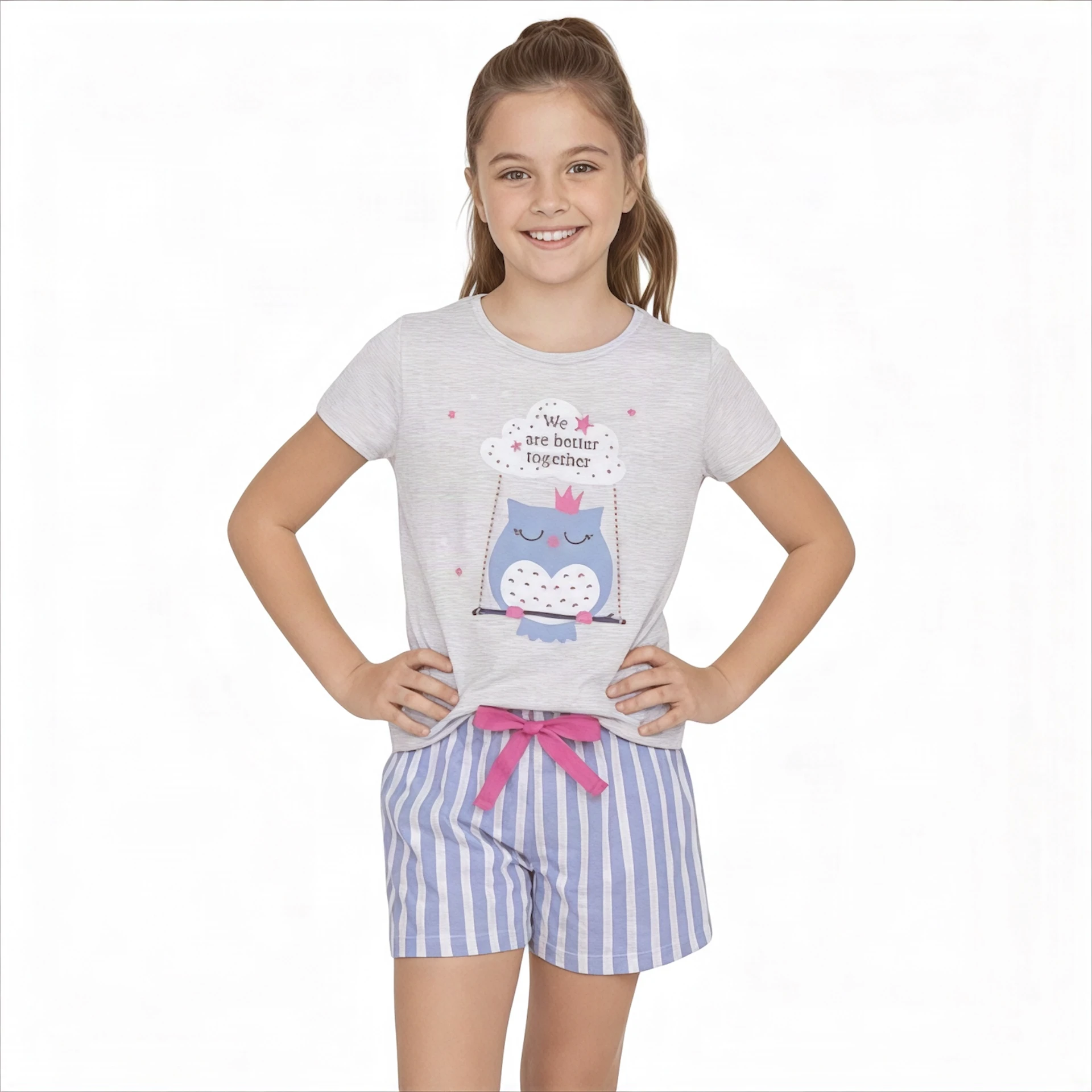 Pijama Feminino Infantil Coruja Sleep - 1