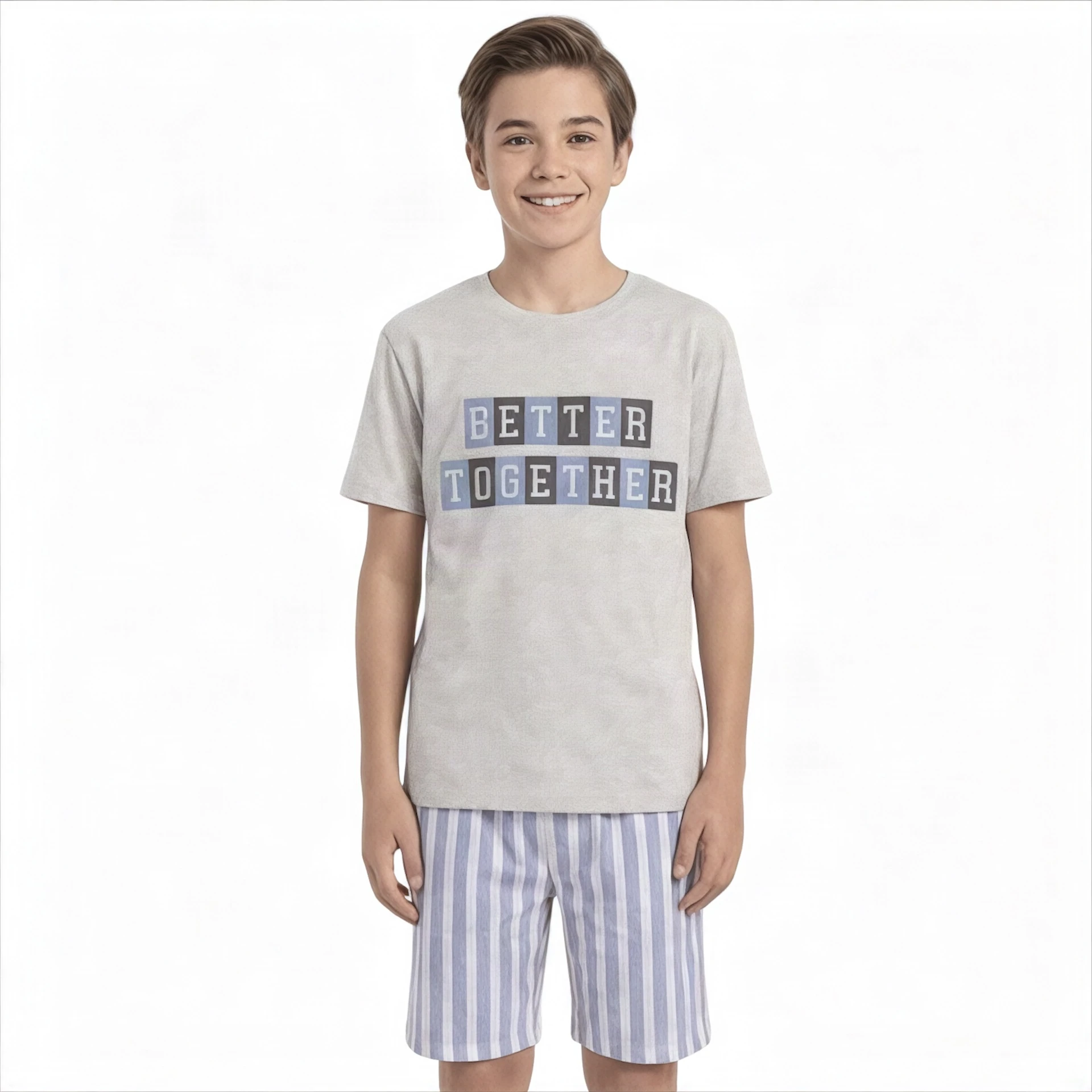 Pijama Masculino Infantil Betther Together - 1