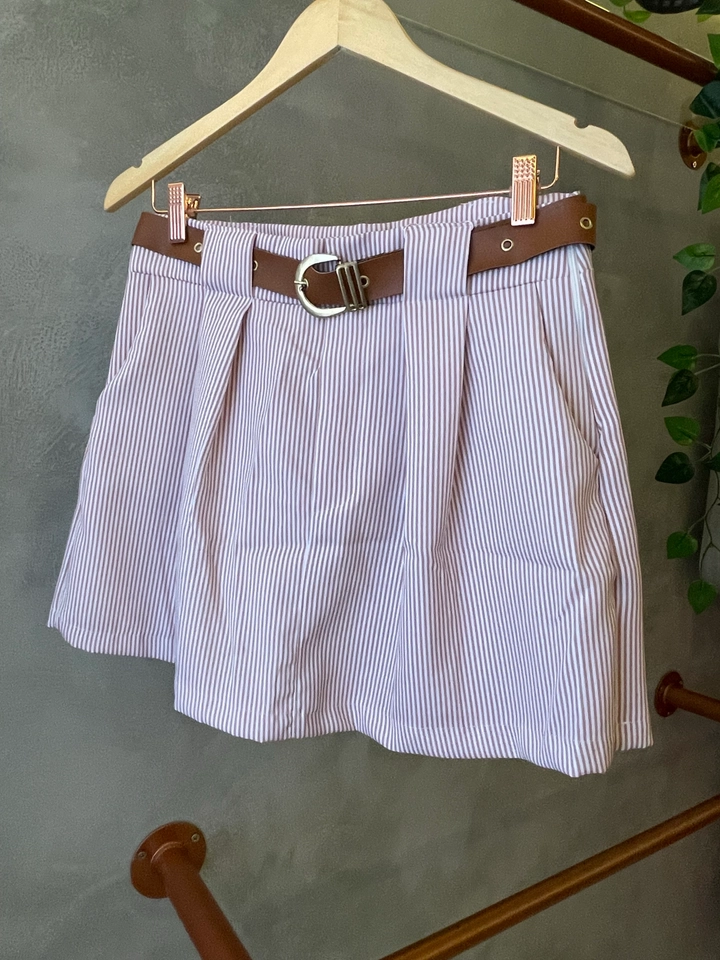 SHORTS SAIA LISTRADO  - 1