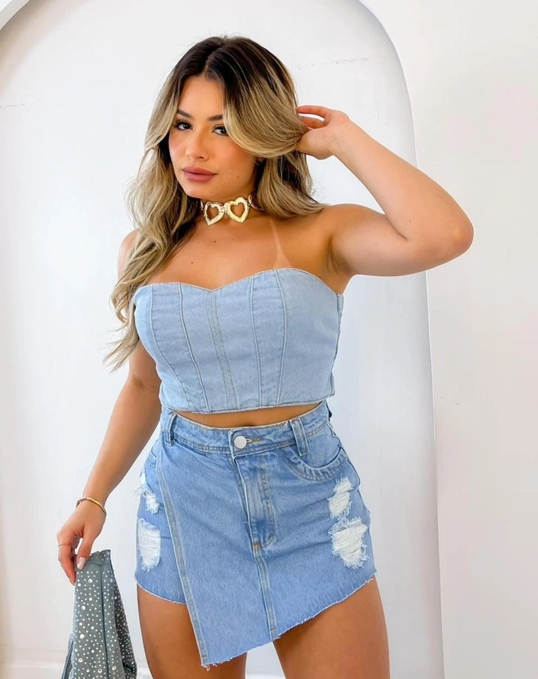 SHORTS SAIA JEANS - 2