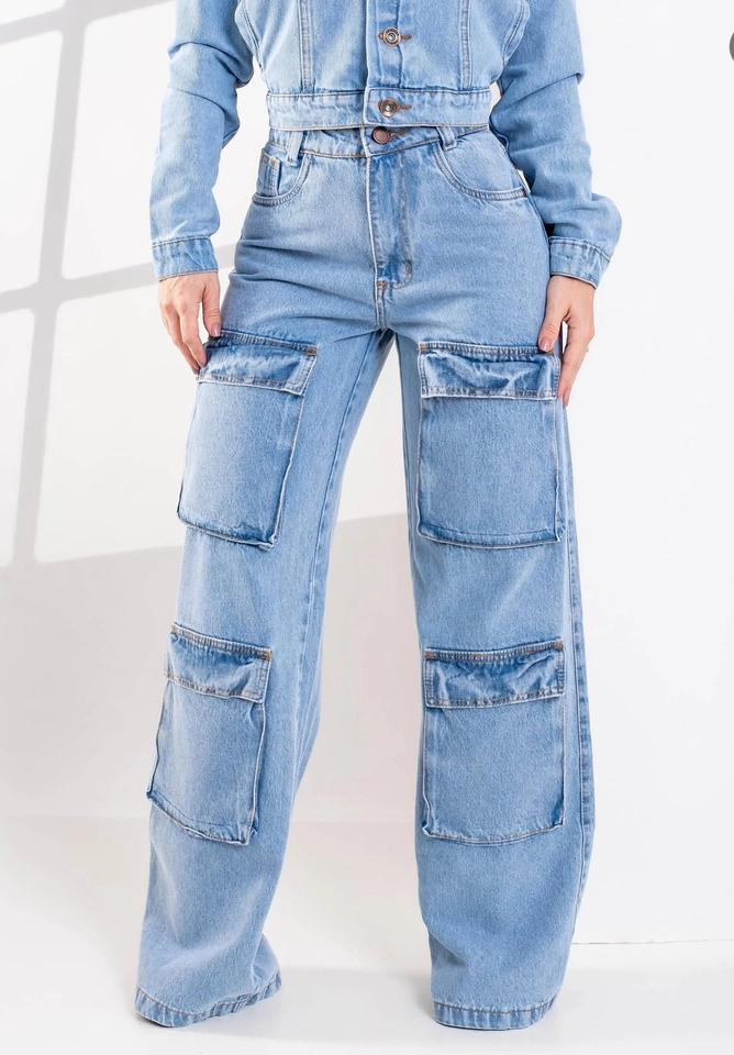 CALÇA WID LEG JEANS 