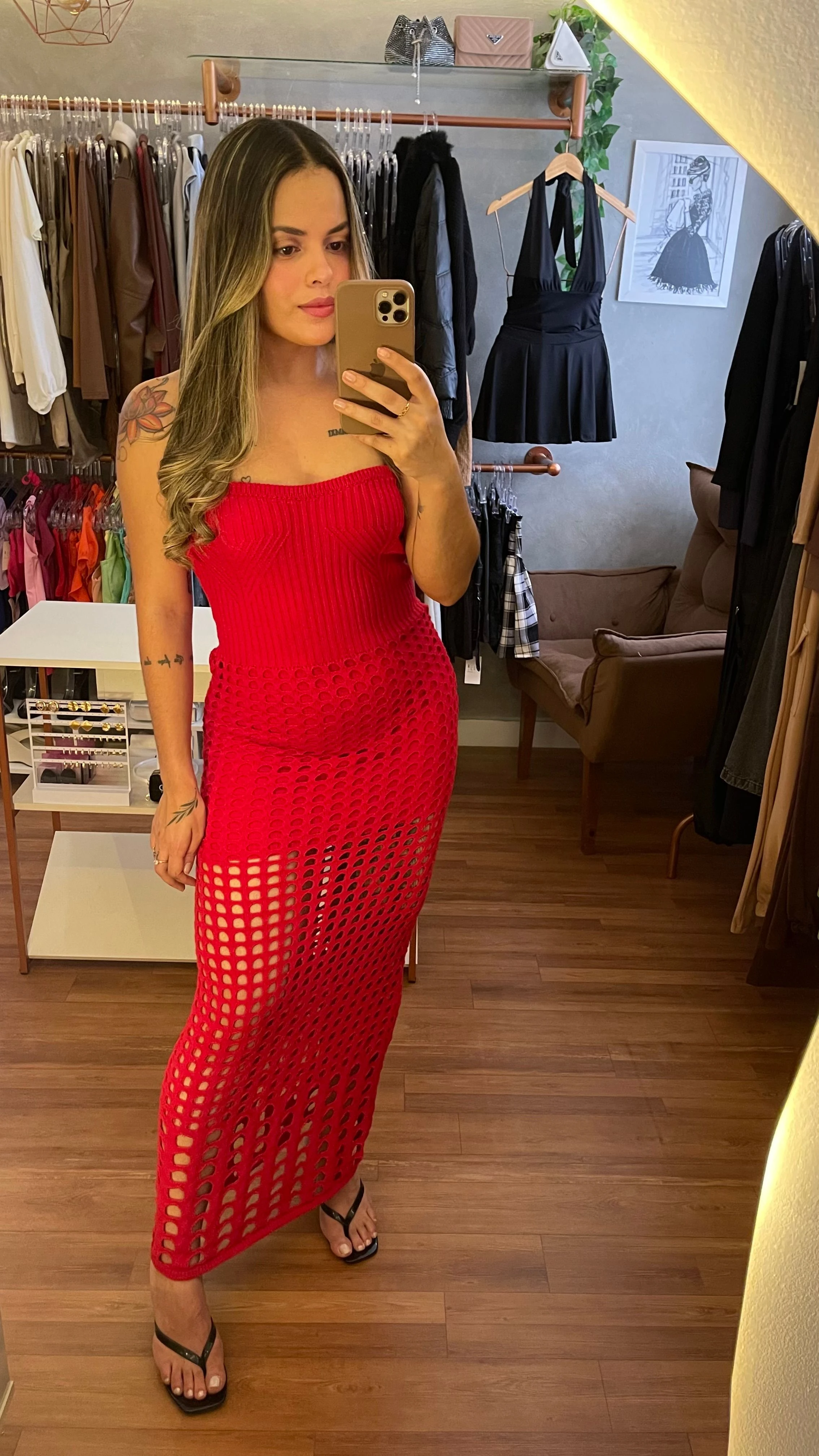 VESTIDO TRICÔ  - 1