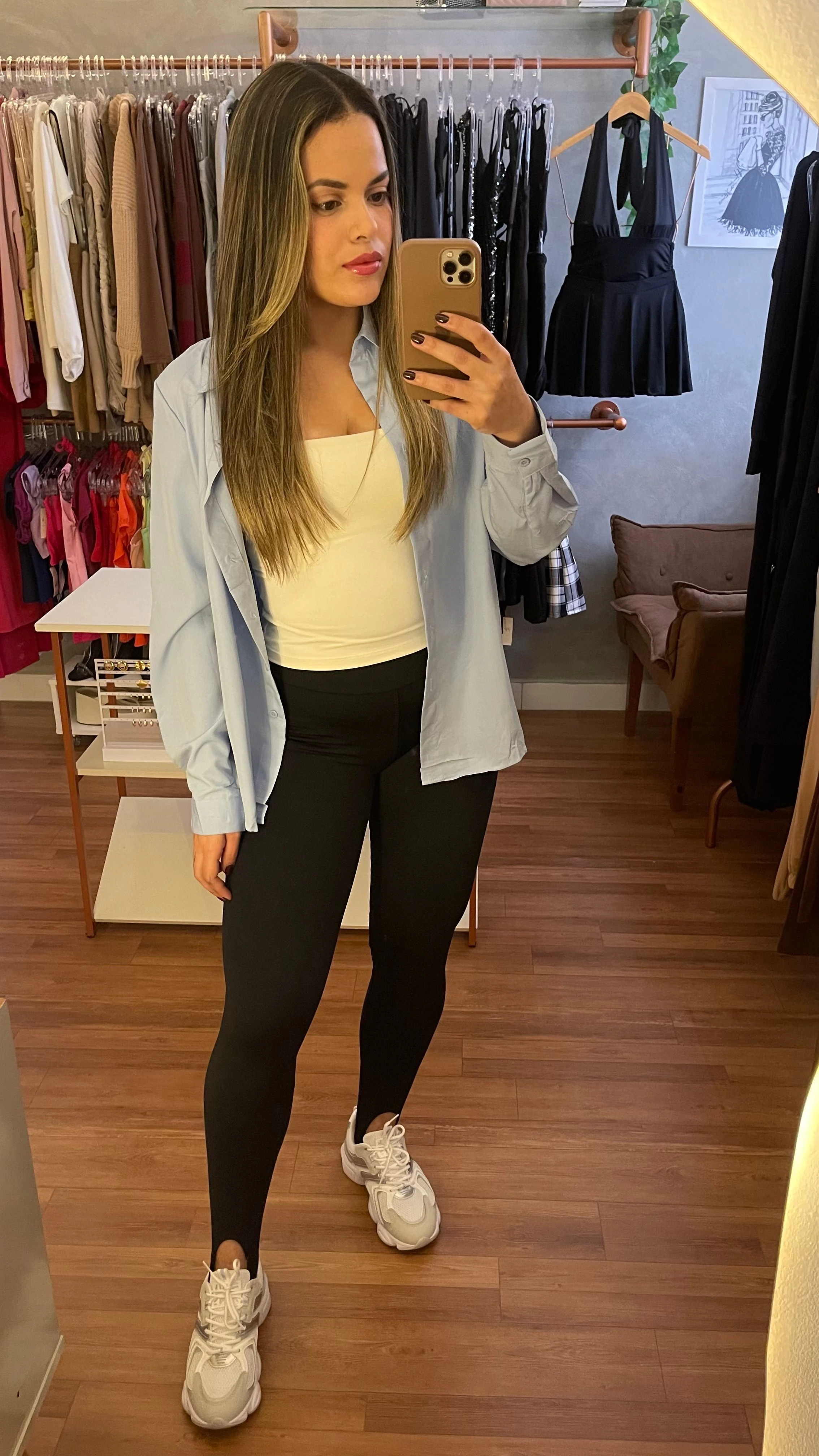 Calça Legging Pezinho  - 1