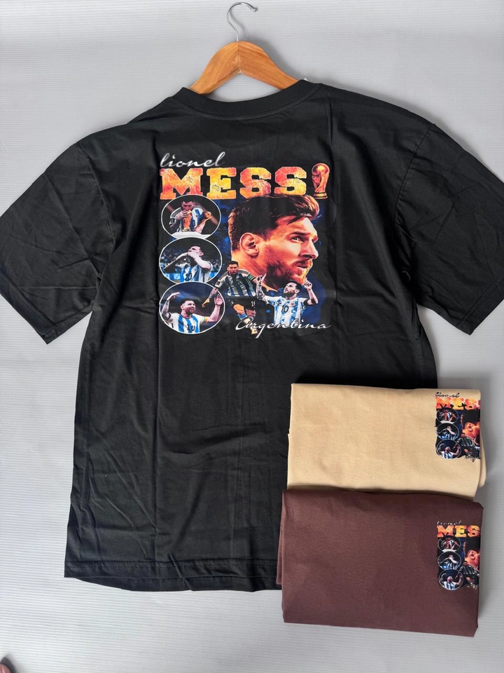 Camiseta Oversized 40.1 jogador messi - 1