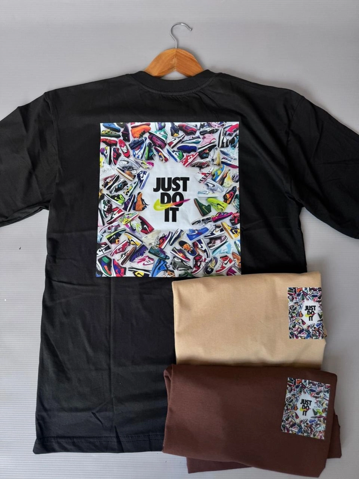 Camiseta oversized 40.1 nike just do it sneakers - 1