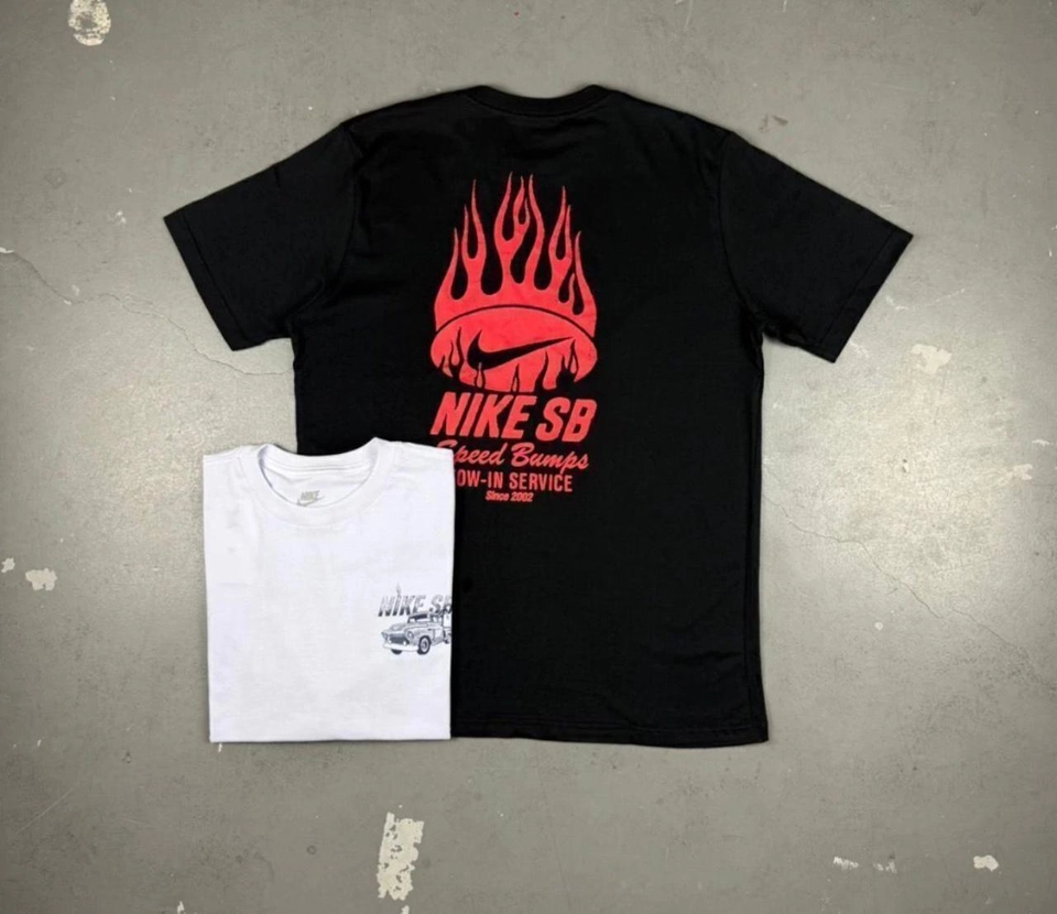 CAMISETA NIKE SB RED FIRE - 1